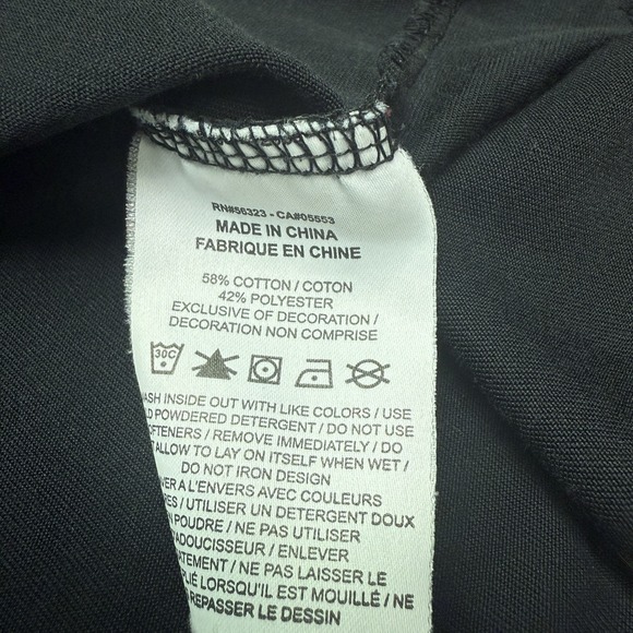 Nike Shirt Mens XL Black Red Short‎ Sleeve Tee Raindrop Center Check T-shirt - Picture 5 of 7